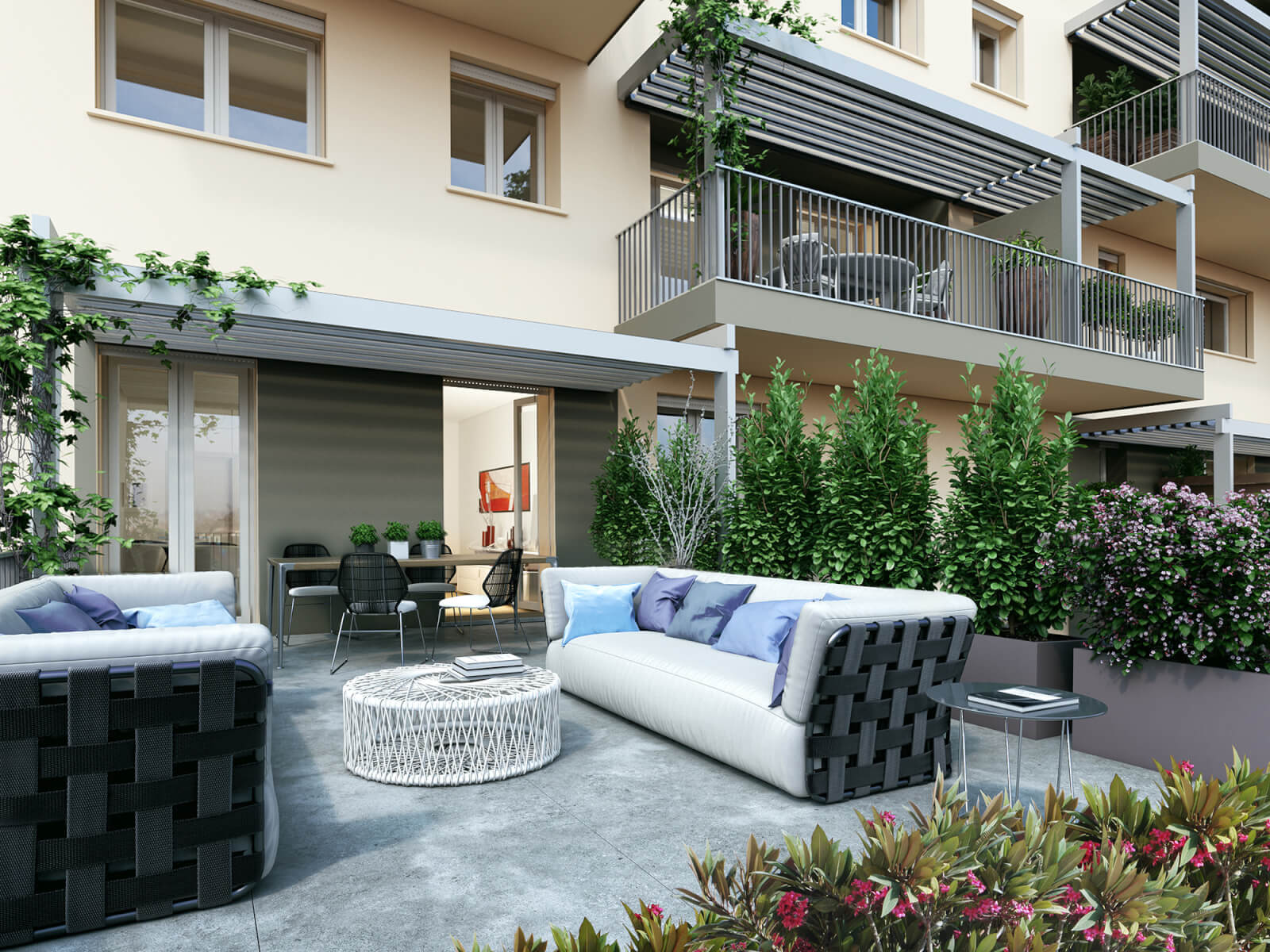 Terrazzo Residenza Archimede a Milano by Ge Homes