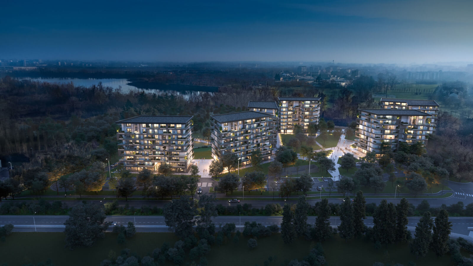 Tutti gli edifici di East Park Milano a Segrate by Ge Homes